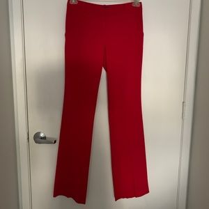 BCBG red straight leg trouser. Fits amazing